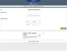 Tablet Screenshot of foreclosurerepos.com